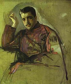 Портрет Дягилева работы Валентина Серова (1909)