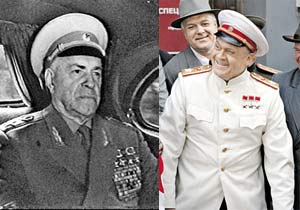 В кино Жуков (его сыграл Владимир Меньшов) приехал в Одессу с улыбкой. В жизни у маршала (фото слева) не было поводов для веселья.Что на самом деле происходило в приморском городе в 1947 году - в то время, о котором рассказывает нашумевший фильм 